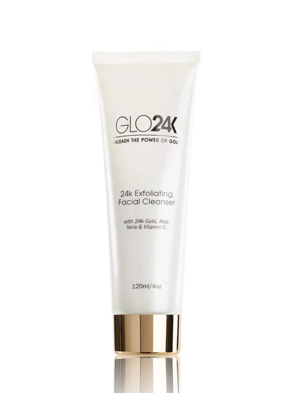 glo24k exfoliating facial cleanser